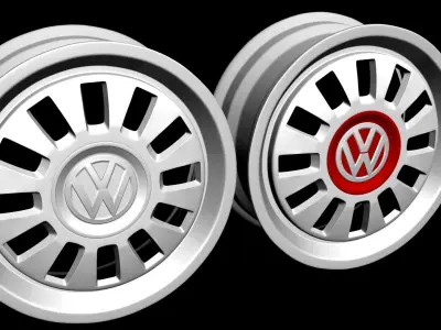 Volkswagen Classic Up Wheel Free 3D model