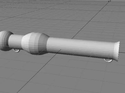 Cannon - Handcannon 3D model
