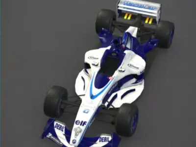F-1 Race car Free 3D model