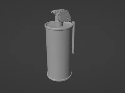 Smoke grenade m18 Free 3D model