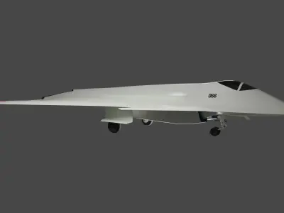SUKHOI T-60 GOLUB aka THE PIGEON RUSSIAS 6TH GEN CONCEPT FIGHTER 3D model
