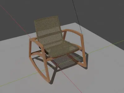 laforma rocking chair 3D model