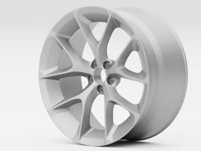 Dodge Challenger 2523PG Rim 3D model