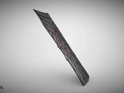 BOFURI Shield of the Hydra Low-poly 3D model