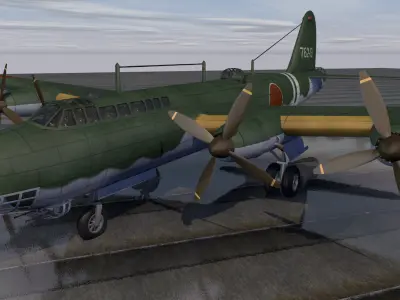Kawasaki Ki-91 3D model