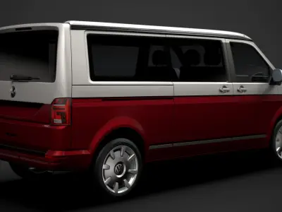 VW California LWB T6 1 2020 3D model