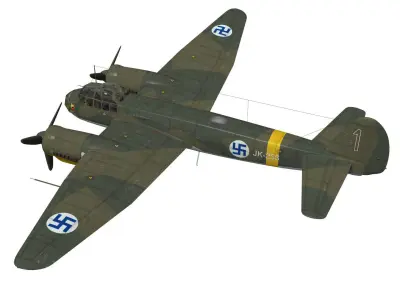 Junkers Ju 88 A-4 3D model