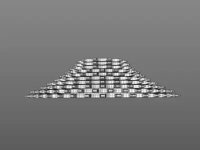 Bike gears and chain 3D model