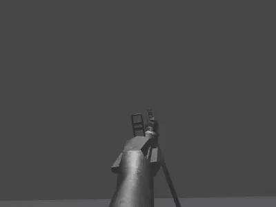 Maschinengewehr 34 WWII Weapon Free low-poly 3D model