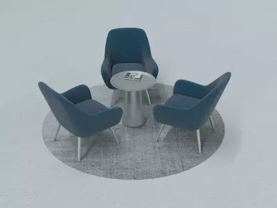 Meeting Chairs FurnitureVol1-A3 3D model