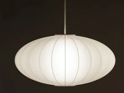 Paper lamp Free 3D model
