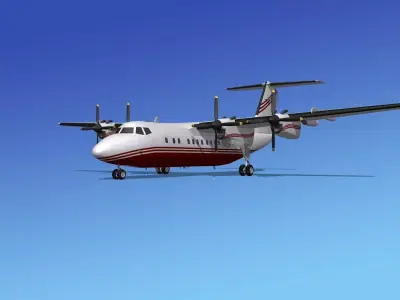 Dehavilland DHC-7 Corporate 2 3D model