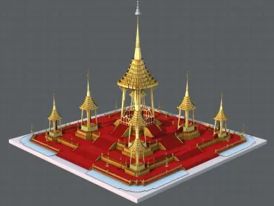 Merumas Pagoda 3D model