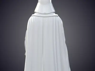 Dark Lord Vader Sci-Fi Villain Miniature PM-493 3D print model