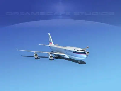 Boeing 747-400 Cathay Pacific Cargo 3D model