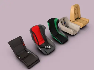 Seat Collection 5 piece 3D model