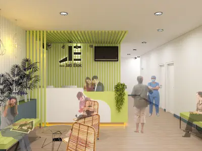 Clinic Interior and Exterior 3D model