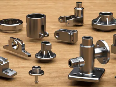 Mechanical Components Asset Pack Vol 2 for Blender 3D model