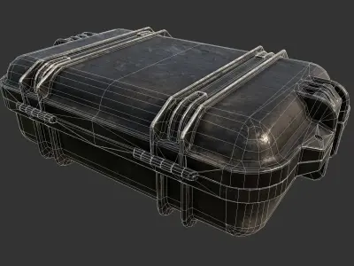 Military First Aid Kit Soldier Low-poly 3D model