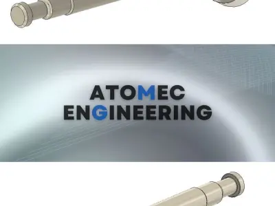 Inlet Valve - 4T Engine 3D model