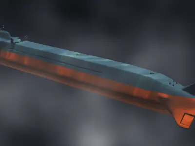 Type 098 Unnamed LowPoly 3D model