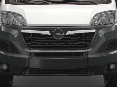 Opel Movano Crew Cab Truck 2023 3D model