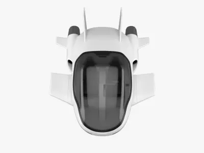 Hover car concept 3D model