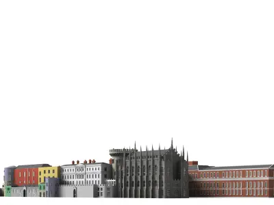 Dublin Castle 3D model