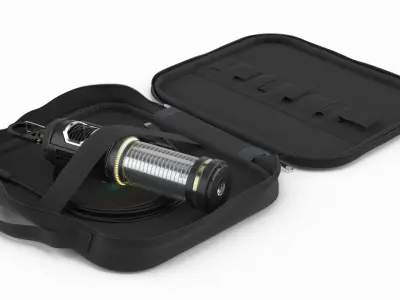 Portable Insect Repellent Kit in Hard Case Black 3D model