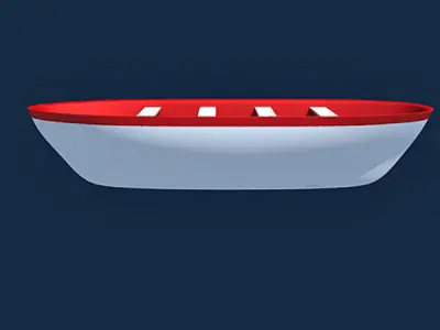 Free Lifeboat Free 3D model