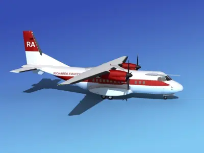 Casa CN-235 Richards Aviation 3D model