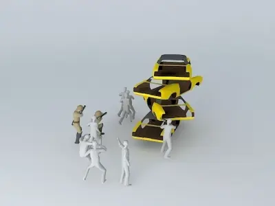 Algerian Illegal Business Ends with a Massacre Free 3D model