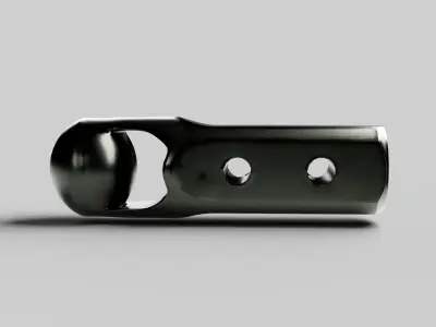 Tow hitch Low-poly 3D model