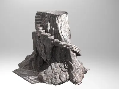 He man Jungle Stone mountain 3D model