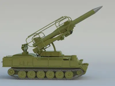 2K12 Kub SA-6 Gainful 3D model