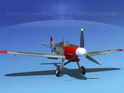 Messerschmitt BF-109 V02 3D model
