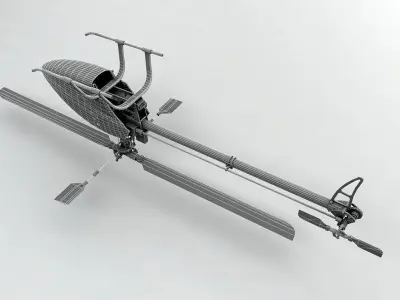 Viper 90 RC Remote Controlled Helicopter Low-poly 3D model