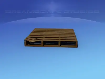 Wood Pallet 3D model