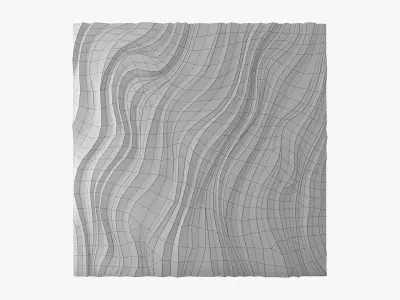 wave wall 24 3D model