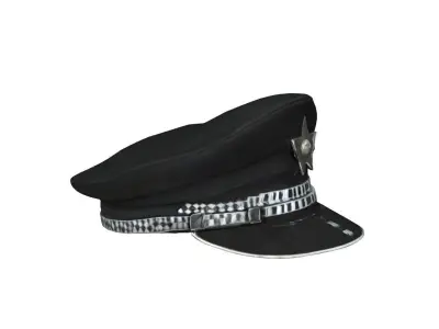 Basic Badge Hat 3D model