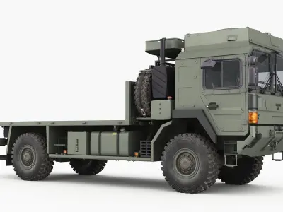 Military truck MAN HX60 3D model