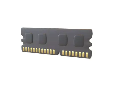 Cartoon Ram v2 003 Low-poly 3D model