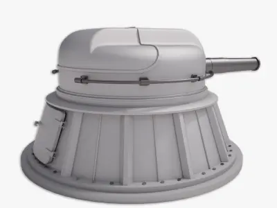 AK-630 gun  3D model