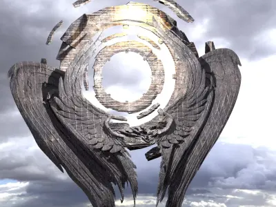 Enoch portal Wings 3D model