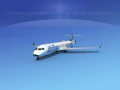 Bombardier CRJ1000 AirTran 3D model
