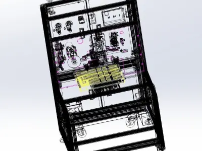 ACF laminating machine 3D model
