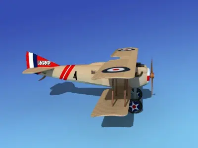 SPAD VII 3D model
