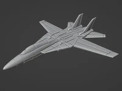Grumman F-14 Tomcat 3D print model