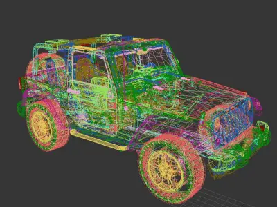 Suzuki SJ 410 3D model