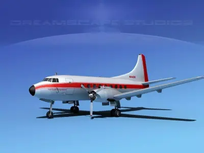 Martin 202 East Coast Flying Service 3D model